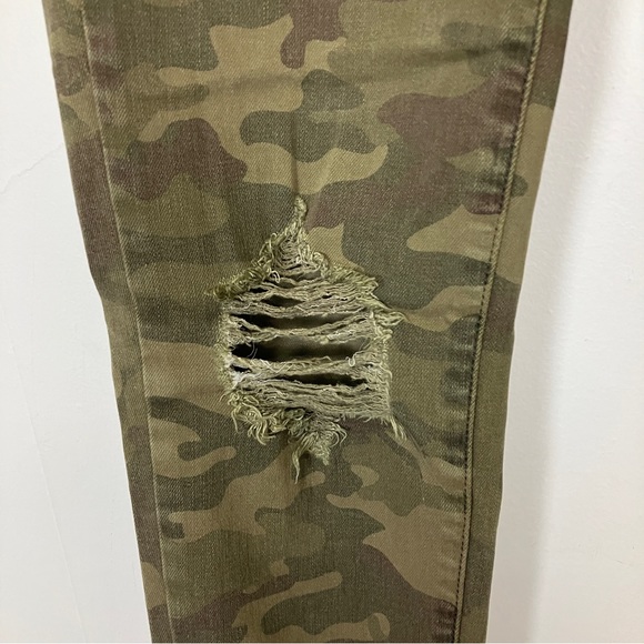 AEO super stretch camo jeggings skinny jeans ripped American eagle camouflage - Picture 4 of 7